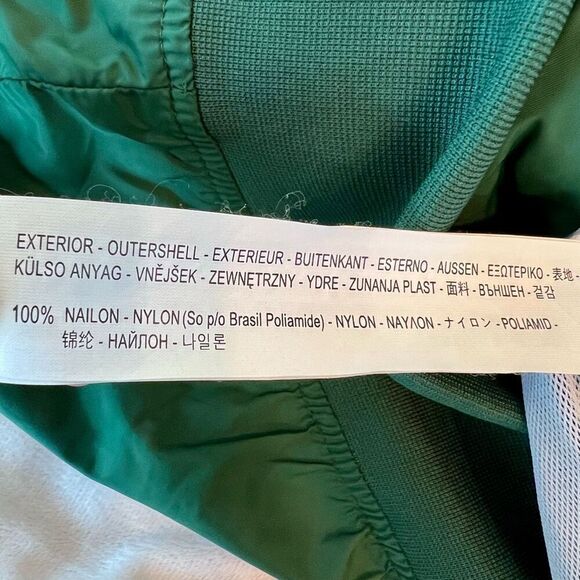 Breshka Women's Green Long Sleeve Full Zip Stand-Up Collar Windbreaker Medium - Picture 6 of 9